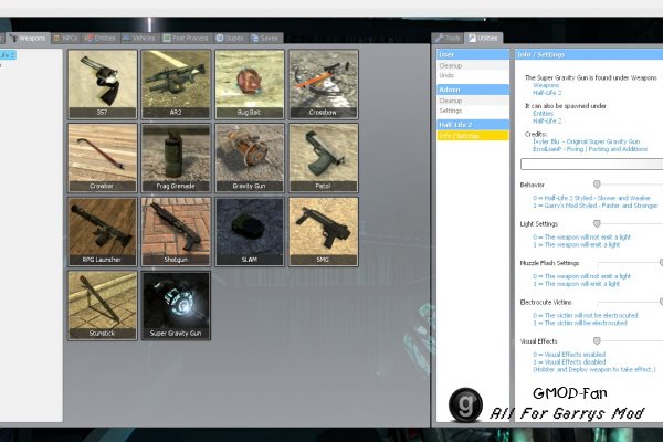 Super Gravity Gun SWEP