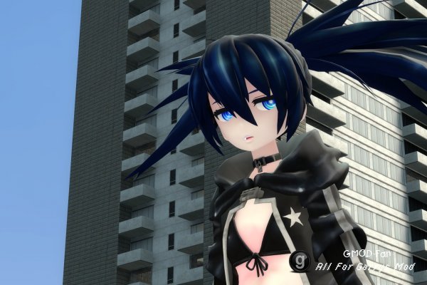 Black Rock Shooter (Digitrevx) Basic Playermodel and NPC