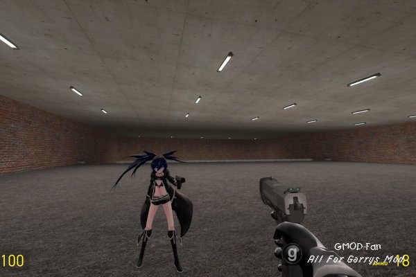 Black Rock Shooter (Digitrevx) Basic Playermodel and NPC