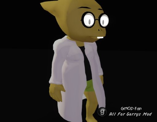 Playermodel - Undertale - Alphys