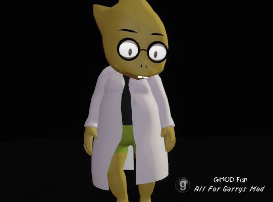 Playermodel - Undertale - Alphys
