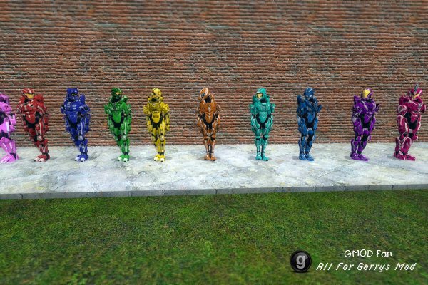 Halo 4: Female Spartans - Ragolls/NPCs/PMs