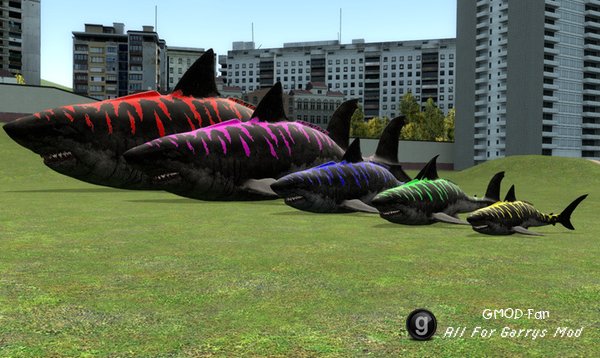 Colourable Megalodon From ARK