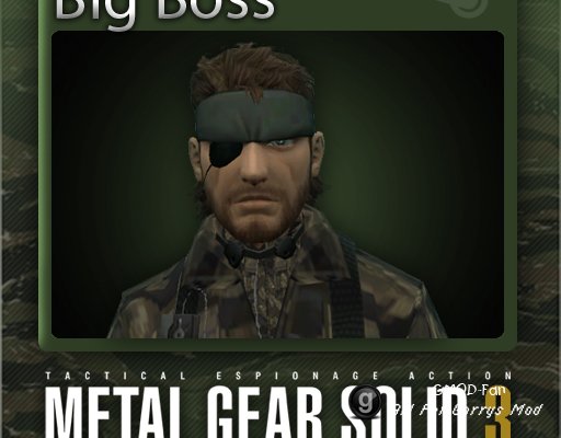 Metal Gear Solid 3: Big Boss Playermodel