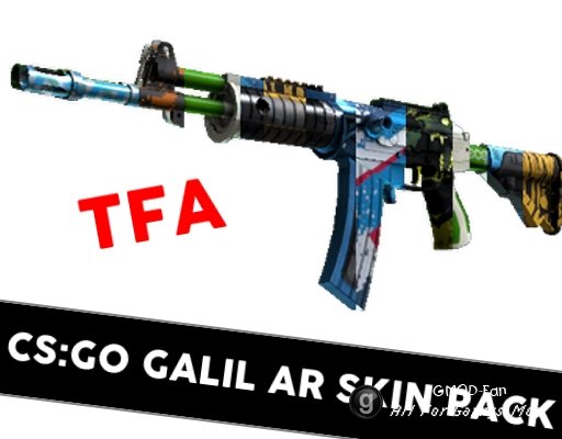 [TFA] CS:GO Galil AR Skin Pack
