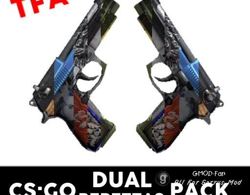 [TFA] CS:GO Dual Berettas Skin Pack