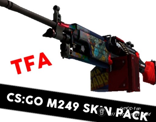 [TFA] CS:GO M249 Skin Pack