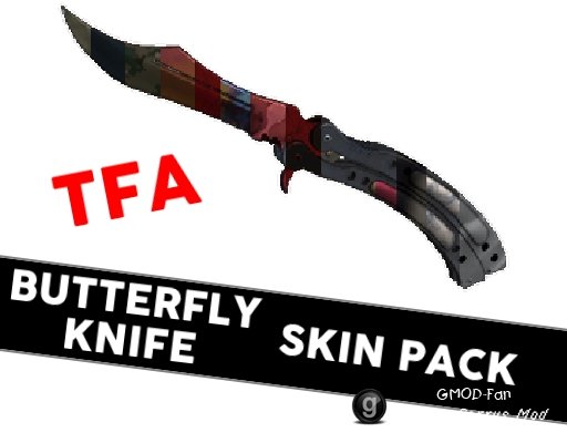 [TFA] CS:GO Butterfly Knife Skin Pack