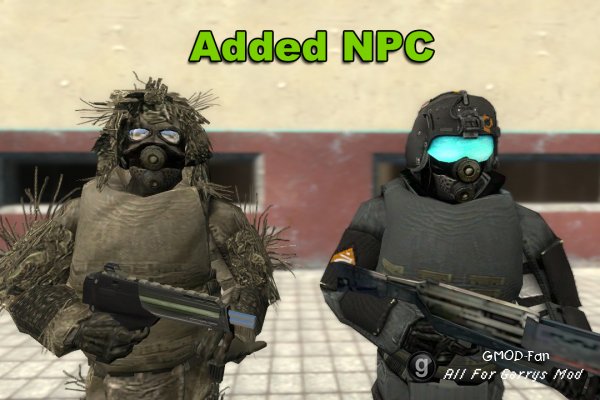 Ghillie & Pilot Playermodels