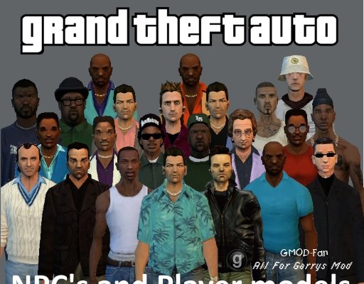GTA NPC's and Player Models