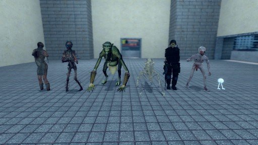Zombies + Enemy Aliens+ SNPCs