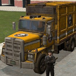 Batman:Arkham Knight Garbage truck ragdoll