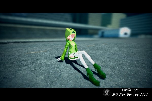 Minecraft - Creeper Girl(Sour) - Player Model / NPC