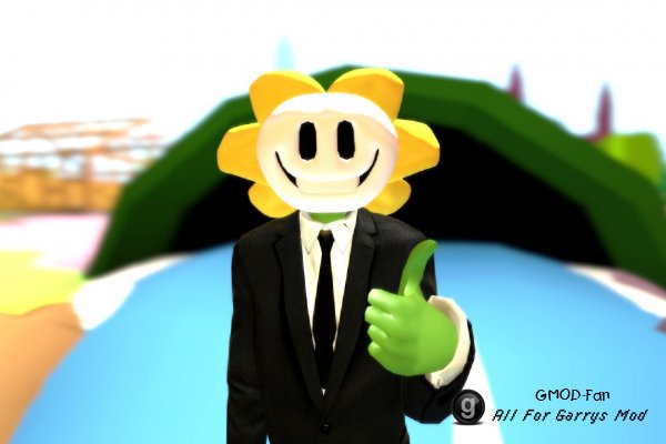 FloweySuit! Flowey with a Suit (PlayerModel & NPC)