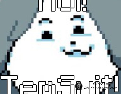 TemSuit! PlayerModel, Temmie with a suit.