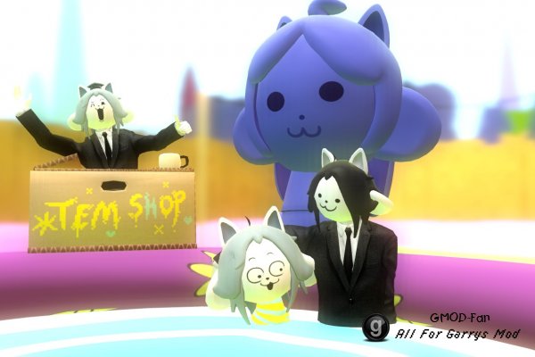 TemSuit! PlayerModel, Temmie with a suit.
