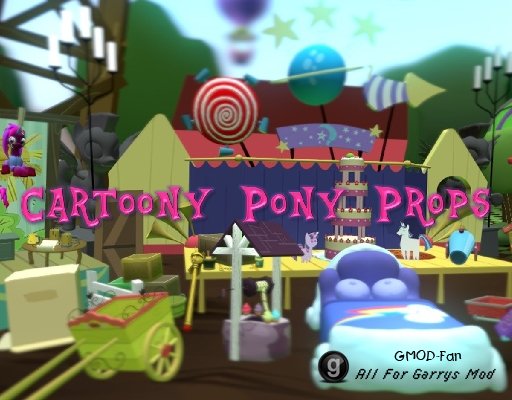 Cartoony Pony Props