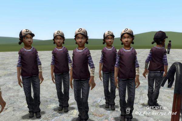 The Walking Dead - Clementine (Player Model & NPC)