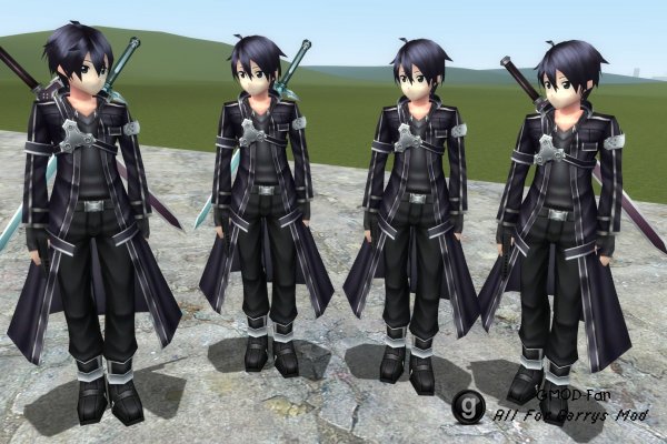 Kirito Playermodel & NPC