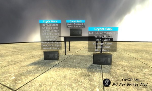 Crysis Attachment Pack