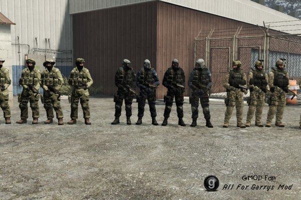 Counter Strike: Global Offensive CT Playermodels and NPCs