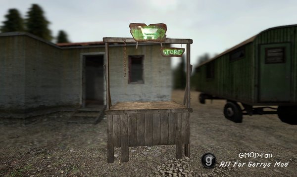 Fallout 4 - Vendor Stand Props