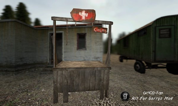 Fallout 4 - Vendor Stand Props
