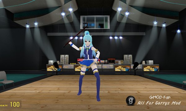 Konosuba Aqua Playermodel/NPC