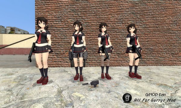 Shigure (Kancolle) Playermodel and NPC