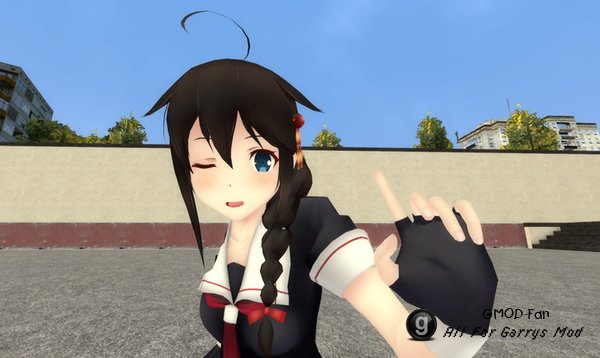 Shigure (Kancolle) Playermodel and NPC