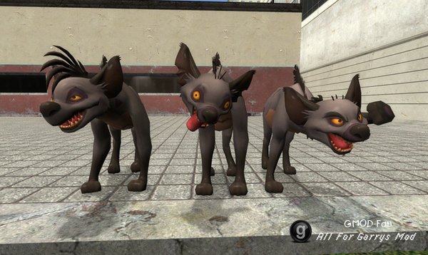 The Lion King - Hyena Playermodels and Ragdolls