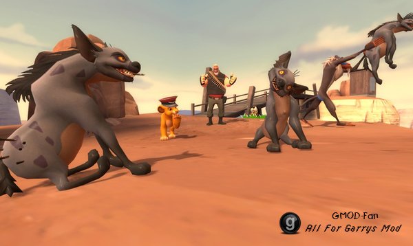 The Lion King - Hyena Playermodels and Ragdolls