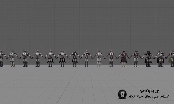 42nd Assault Corps Clone Playermodels