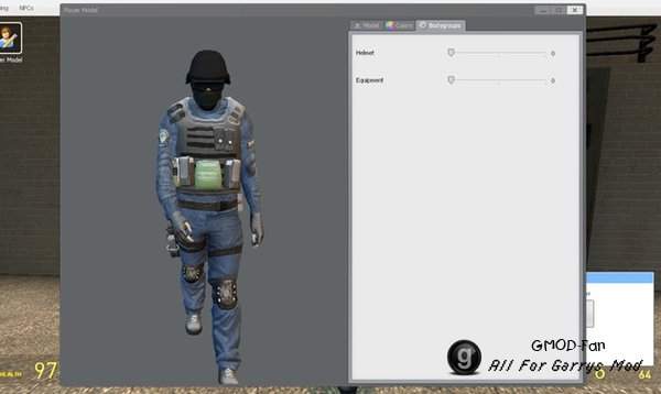 PAYDAY 2: Синий SWAT (игрок/нпс)