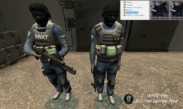 PAYDAY 2: Синий SWAT (игрок/нпс)