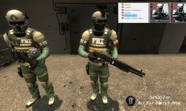 PAYDAY 2: SWAT FBI (player/npc)