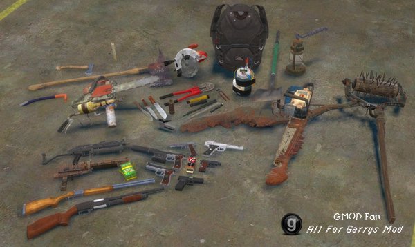 Weapons and Props Models (Resident Evil 7: Biohazard)