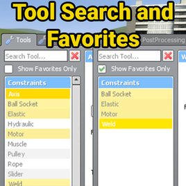 Tool Search & Favorites