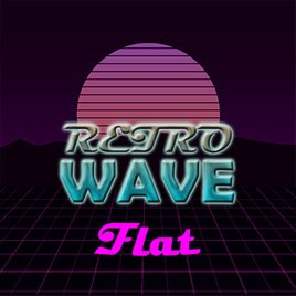 Retro Wave Flat