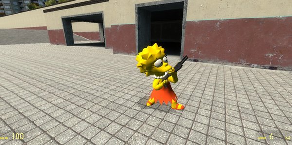 The Simpsons - Bart and Lisa Player Models + NPC's