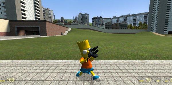 The Simpsons - Bart and Lisa Player Models + NPC's
