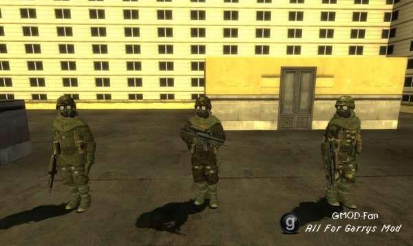 Hazmat Conscripts Playermodel+NPCs