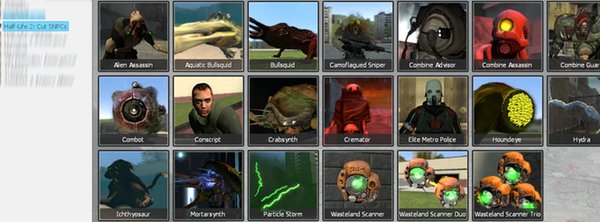 Half-Life 2 - Cut SNPCs [Seperate Spawn Category]
