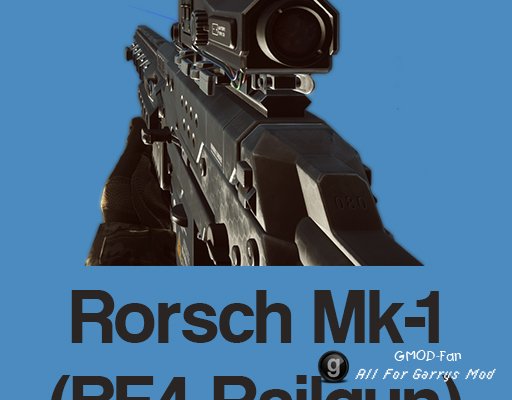 Rorsch Mk-1 (BF4 Railgun) SWEP