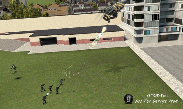 Half Life 2 Lambda Chopper ( Rebel Hunter Chopper ) NPC