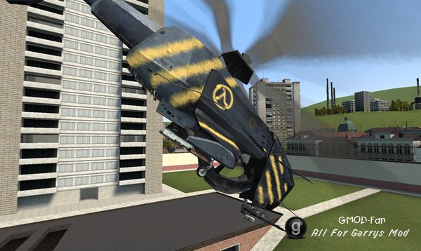 Half Life 2 Lambda Chopper ( Rebel Hunter Chopper ) NPC