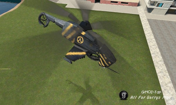 Half Life 2 Lambda Chopper ( Rebel Hunter Chopper ) NPC