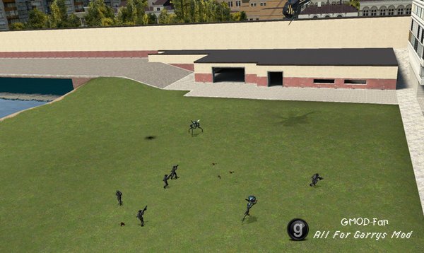 Half Life 2 Lambda Chopper ( Rebel Hunter Chopper ) NPC