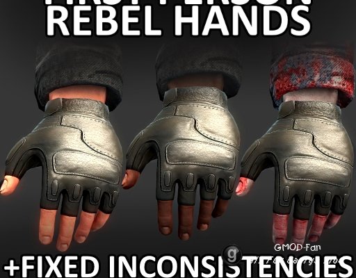Rebel View Model Hands