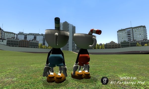 Cuphead and Mugman NPCs and Playermodels!